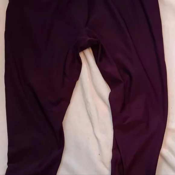 Black and Purple Leggings Set 2X - Picture 7 of 8